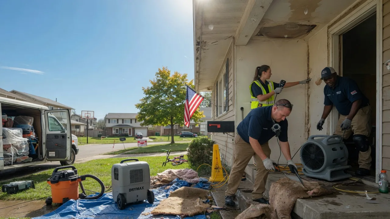 Water Damage Restoration in Aubrey, TX near me